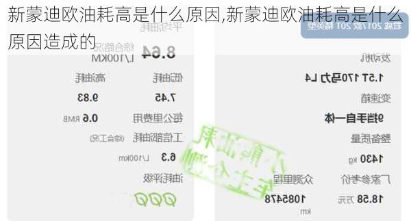 新蒙迪欧油耗高是什么原因,新蒙迪欧油耗高是什么原因造成的