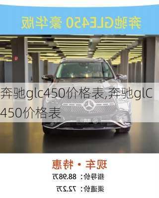 奔驰glc450价格表,奔驰glC450价格表