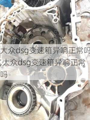 大众dsg变速箱异响正常吗,大众dsg变速箱异响正常吗