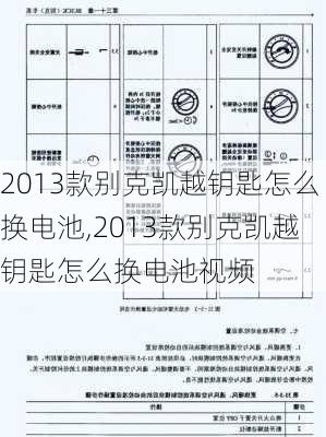 2013款别克凯越钥匙怎么换电池,2013款别克凯越钥匙怎么换电池视频