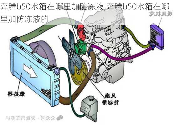 奔腾b50水箱在哪里加防冻液,奔腾b50水箱在哪里加防冻液的