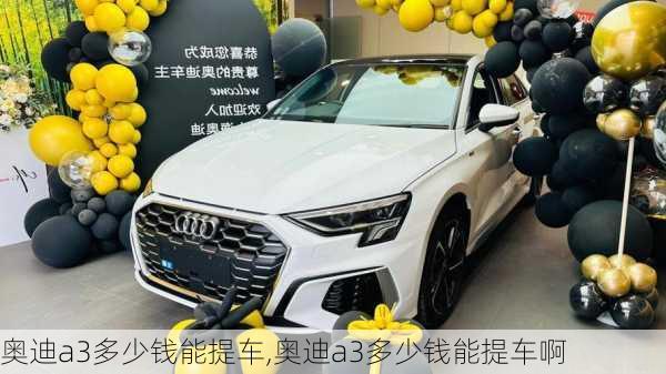 奥迪a3多少钱能提车,奥迪a3多少钱能提车啊