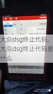 大众dsg终止代码,大众dsg终止代码是什么