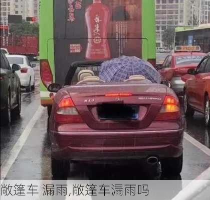 敞篷车 漏雨,敞篷车漏雨吗