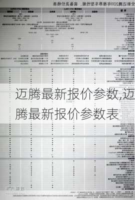 迈腾最新报价参数,迈腾最新报价参数表