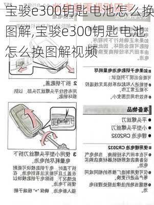 宝骏e300钥匙电池怎么换图解,宝骏e300钥匙电池怎么换图解视频