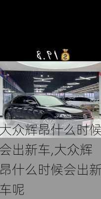 大众辉昂什么时候会出新车,大众辉昂什么时候会出新车呢