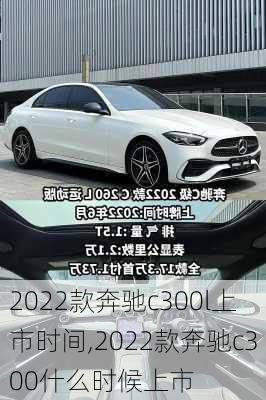 2022款奔驰c300l上市时间,2022款奔驰c300什么时候上市