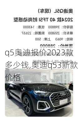 q5奥迪报价2023款多少钱,奥迪q53新款价格