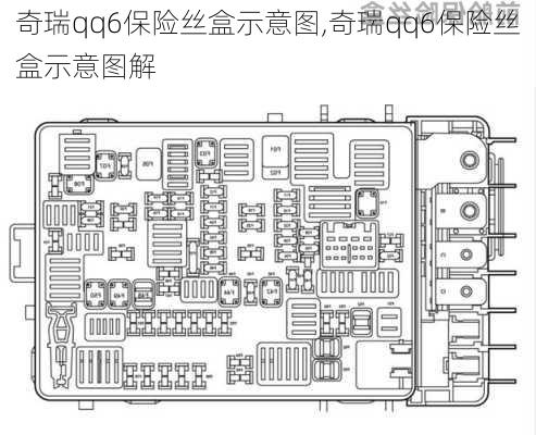 奇瑞qq6保险丝盒示意图,奇瑞qq6保险丝盒示意图解