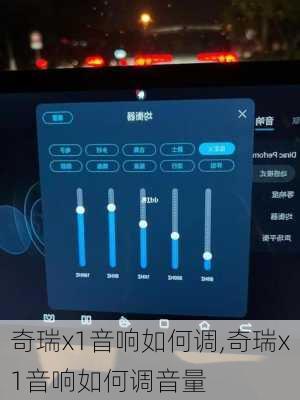 奇瑞x1音响如何调,奇瑞x1音响如何调音量