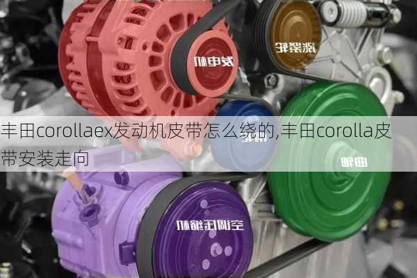 丰田corollaex发动机皮带怎么绕的,丰田corolla皮带安装走向