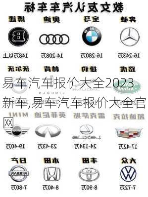 易车汽车报价大全2023新车,易车汽车报价大全官网