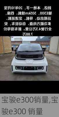 宝骏e300销量,宝骏e300 销量