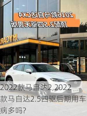 2022款马自达2,2022款马自达2.5四驱后期用车毛病多吗?